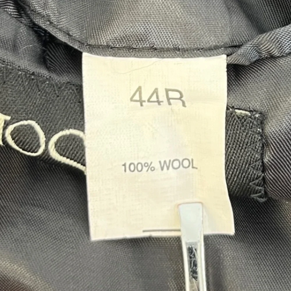 Jos A Bank Mens 44R Charcoal Pinstripe Wool Suit Coat Jacket Blazer‎